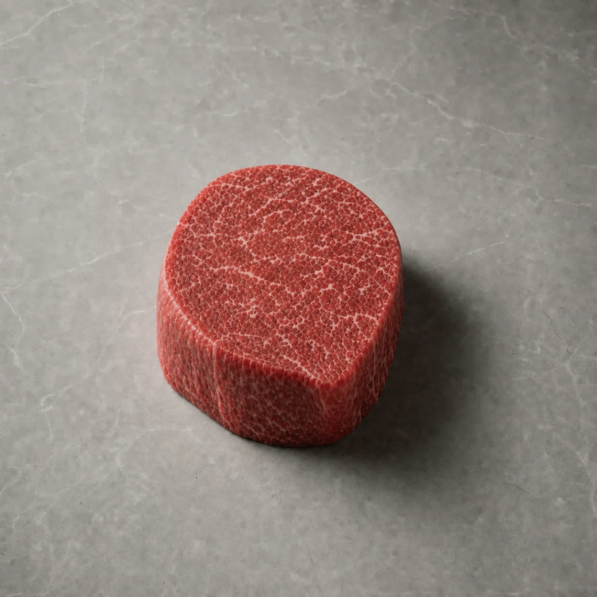 Filet Mignon steak showing BMS 4-5 marbling